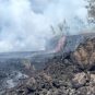 Formation de la plateforme, avec la rencontre de la lave et de l'océan. // Source : Via Facebook, Observatoire Volcanologique du Piton de la Fournaise Formation de la plateforme, avec la rencontre de la lave et de l'océan. // Source : Via Facebook, Observatoire Volcanologique du Piton de la Fournaise