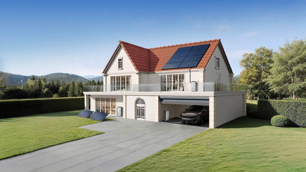 La Batterie SolarVault 3 Pro Max peut gérer plusieurs groupes de panneaux solaires indépendants // Source : Jackery La Batterie SolarVault 3 Pro Max peut gérer plusieurs groupes de panneaux solaires indépendants // Source : Jackery