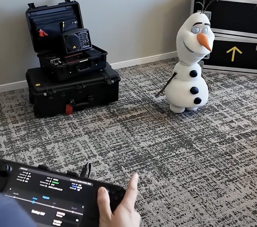 Le Steam Deck qui pilote Olaf : vous ne le verrez jamais à Disneyland Paris. Le Steam Deck qui pilote Olaf : vous ne le verrez jamais à Disneyland Paris.