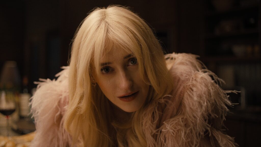 Something Very Bad Is Going to Happen. Gus Birney as Portia in episode 101 of Something Very Bad Is Going to Happen. Cr. Courtesy of Netflix © 2026 Something Very Bad Is Going to Happen. Gus Birney as Portia in episode 101 of Something Very Bad Is Going to Happen. Cr. Courtesy of Netflix © 2026
