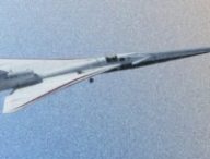 Le X-59. // Source : Via X @NASAaero ; montage Numerama