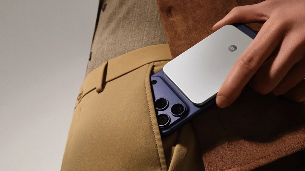 La Xiaomi UltraThin Magnetic Power Bank 5000 // Source : Xiaomi