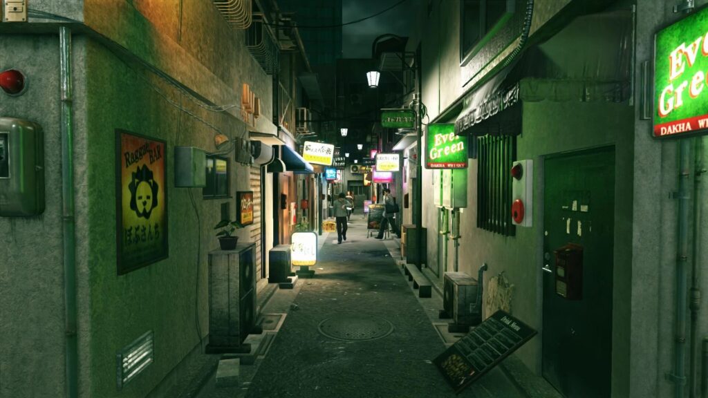 Je peux passer des heures à meperdre dans les ruelles de Yakuza 0 // Source : Sega