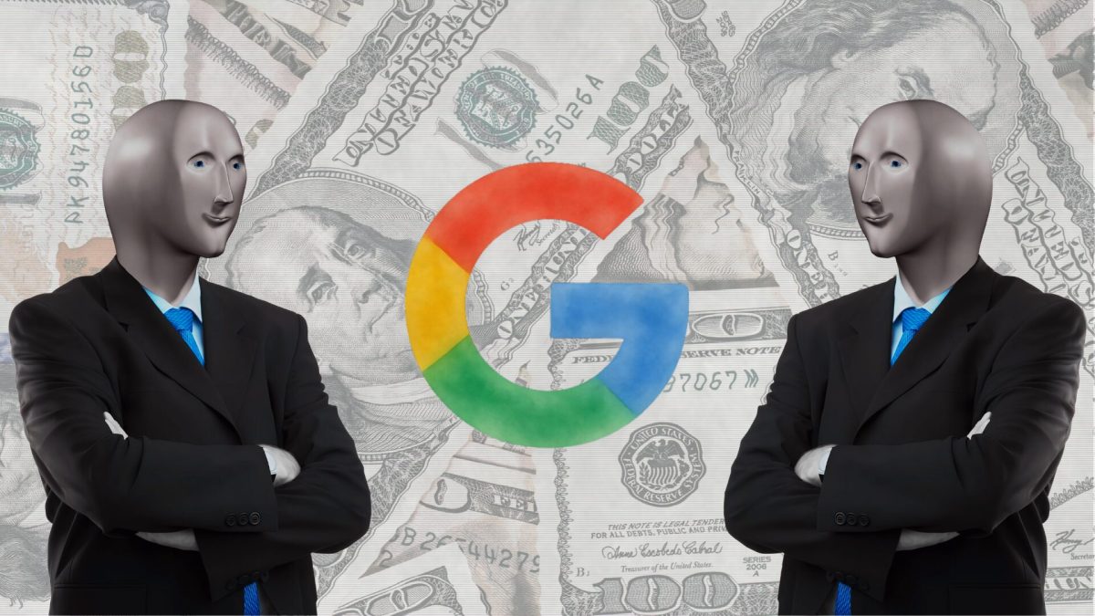 Google Stonks au Q1 2026 // Source : Numerama / Google / Reddit Google Stonks au Q1 2026 // Source : Numerama / Google / Reddit