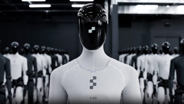 Figure AI revendique 1 robot humanoïde par heure. // Source : Figure Figure AI revendique 1 robot humanoïde par heure. // Source : Figure