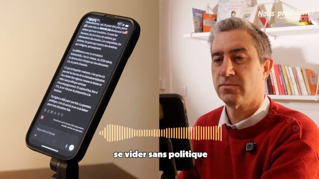 Claude va dans le sens de François Ruffin.  // Source : @François_Ruffin sur X. 