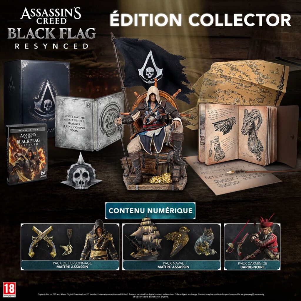 L'édition collector d'Assassin’s Creed Black Flag Resynced // Source : Ubisoft L'édition collector d'Assassin’s Creed Black Flag Resynced // Source : Ubisoft