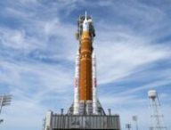 La fusée SLS, le 31 mars 2026, prête à partir. // Source : Flickr/Nasa HQ Photo (image recadrée) La fusée SLS, le 31 mars 2026, prête à partir. // Source : Flickr/Nasa HQ Photo (image recadrée)