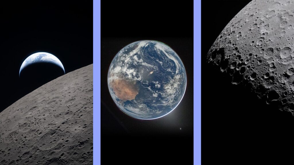 Quelques uns des fonds d'écran. // Source : Nasa (montage Numerama) Quelques uns des fonds d'écran. // Source : Nasa (montage Numerama)