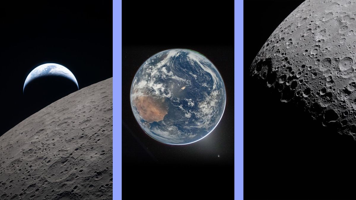 L'un des clichés de la mission Artémis II. // Source : Flickr/Nasa Johnson (image recadrée) L'un des clichés de la mission Artémis II. // Source : Flickr/Nasa Johnson (image recadrée)