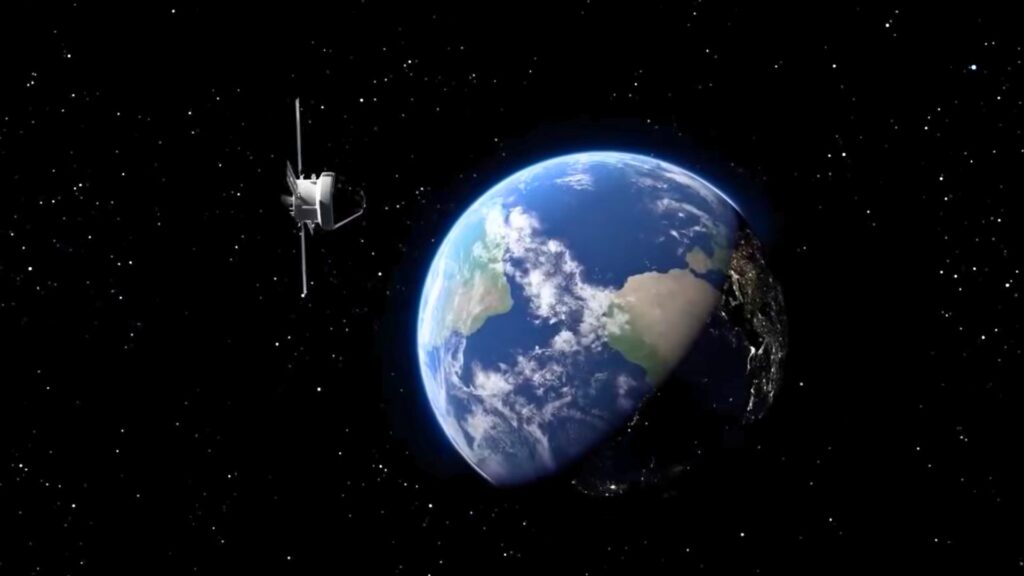 Orion dans l'espace, animation de la Nasa. // Source : Capture YouTube Nasa Johnson Orion dans l'espace, animation de la Nasa. // Source : Capture YouTube Nasa Johnson
