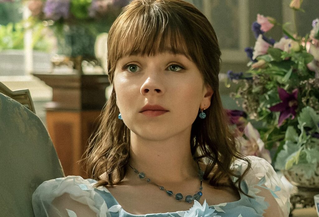 Heloise dans Bridgerton // Source : Netflix Heloise dans Bridgerton // Source : Netflix