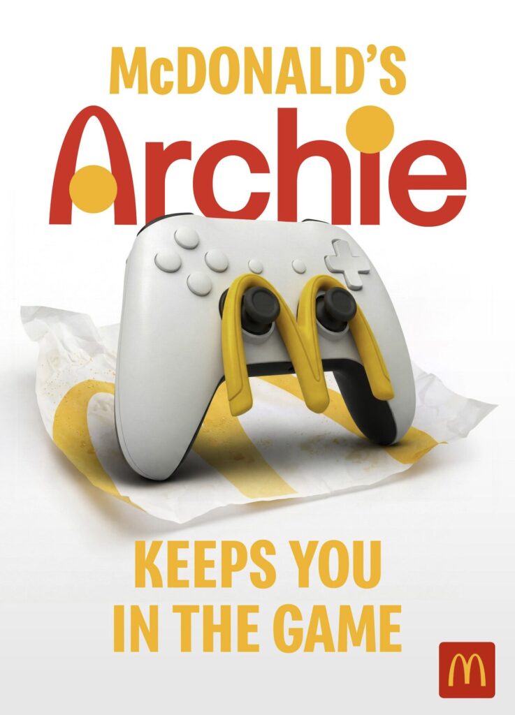 McDonald's Archie // Source : McDonald's (via IGN) McDonald's Archie // Source : McDonald's (via IGN)