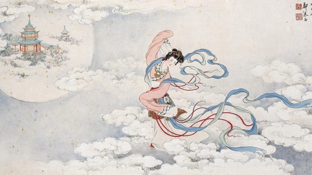 Peinture de Chang'e // Source : Zheng Mukang Peinture de Chang'e // Source : Zheng Mukang