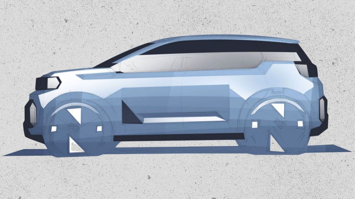 La future citadine électrique de Dacia. // Source : Numerama sur la base d'un croquis de Denis le Vot La future citadine électrique de Dacia. // Source : Numerama sur la base d'un croquis de Denis le Vot