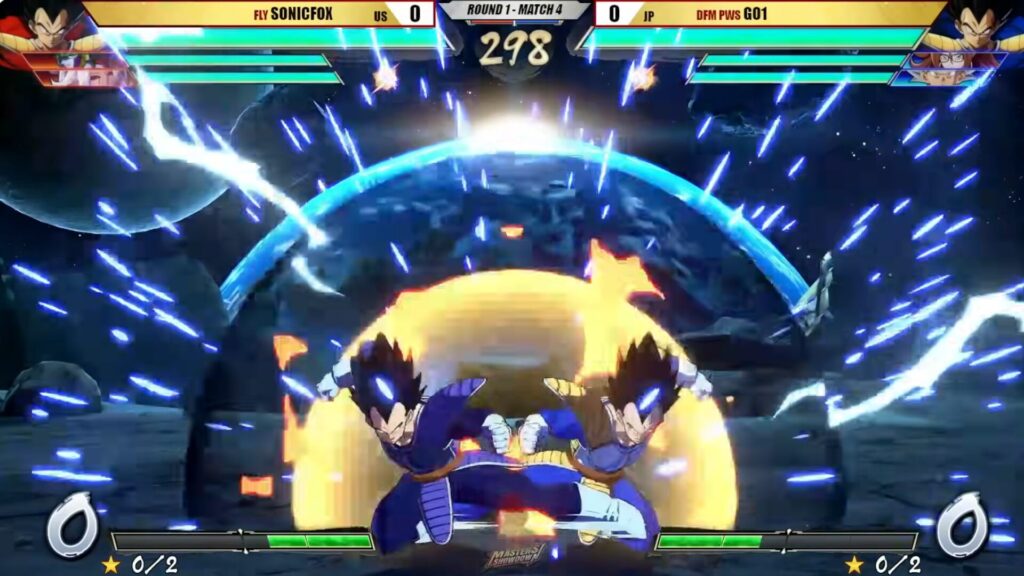 Le combats entre les deux Vegeta. // Source : SonicFox Le combats entre les deux Vegeta. // Source : SonicFox