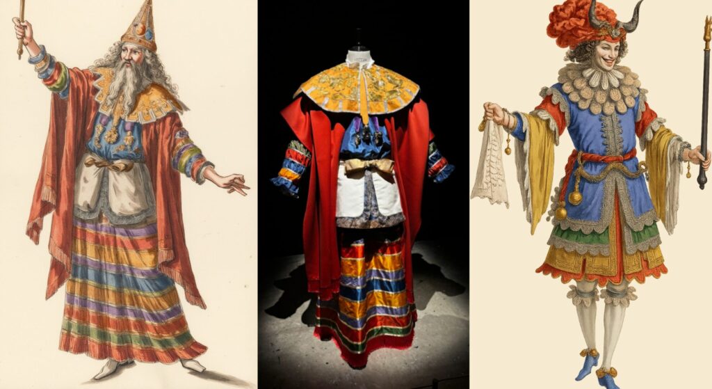 Croquis du costume de Pseudoramus pour le projet Molière Ex Machina Croquis du costume de Pseudoramus pour le projet Molière Ex Machina