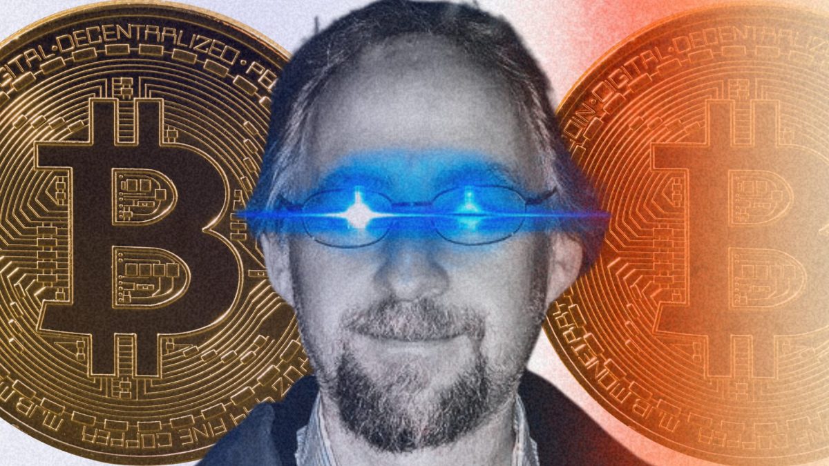 Bitcoin Satochi // Source : Montage Numerama Bitcoin Satochi // Source : Montage Numerama