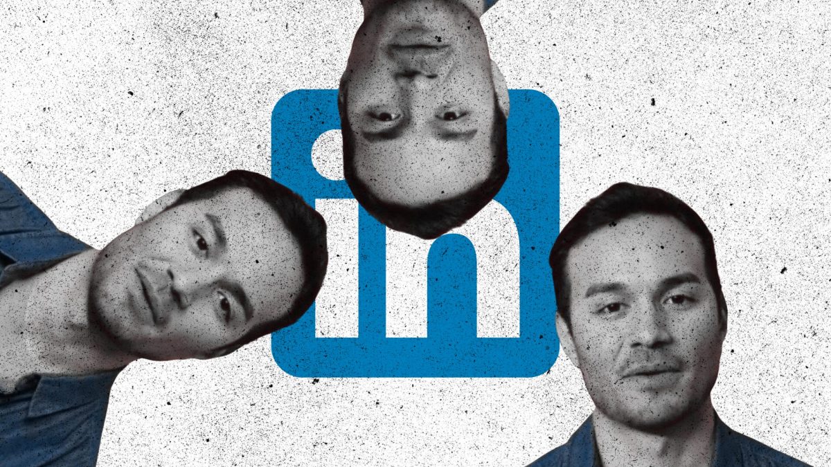 CEO agent IA LinkedIn // Source : montage Numerama