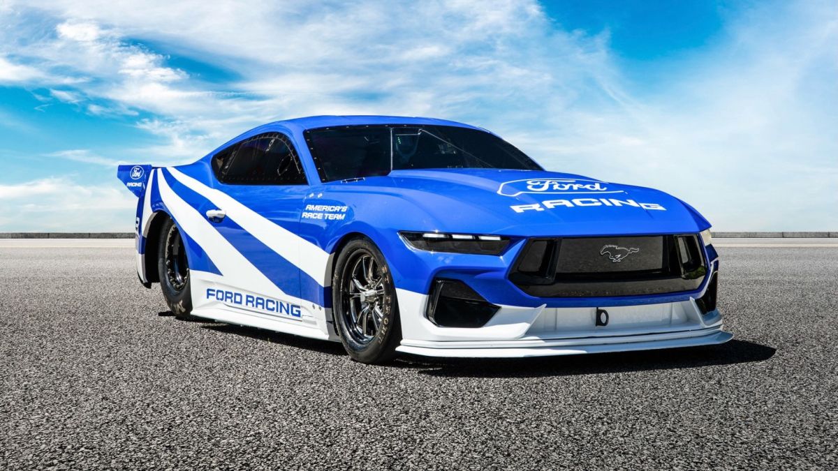 La Ford Mustang Cobra Jet 2200. // Source : Ford Racing La Ford Mustang Cobra Jet 2200. // Source : Ford Racing