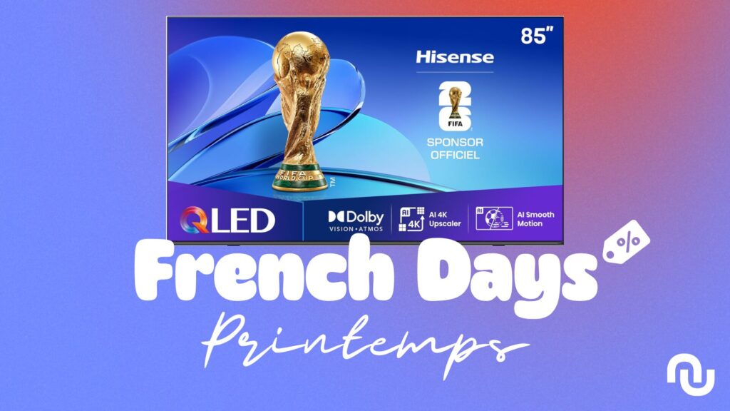 Téléviseur Hisense Smart TV 85 Pouces // Source : Numerama Téléviseur Hisense Smart TV 85 Pouces // Source : Numerama