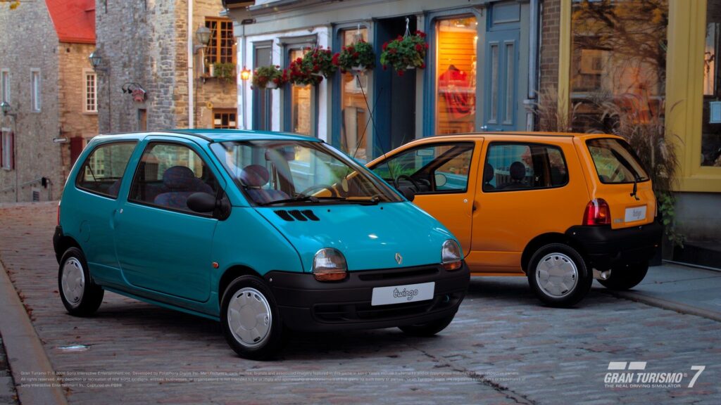 La Renault Twingo dans Gran Turismo 7 // Source : Sony Interactive Entertainment