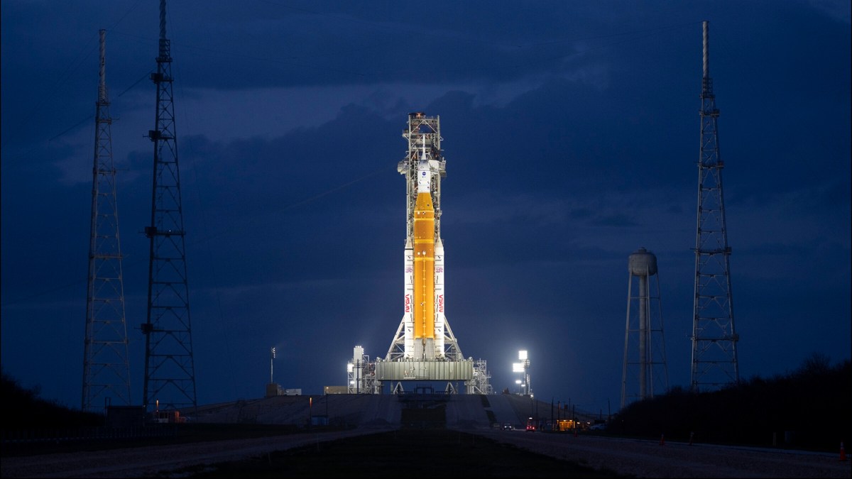 SLS avant Artémis II. Source : Nasa SLS avant Artémis II. Source : Nasa