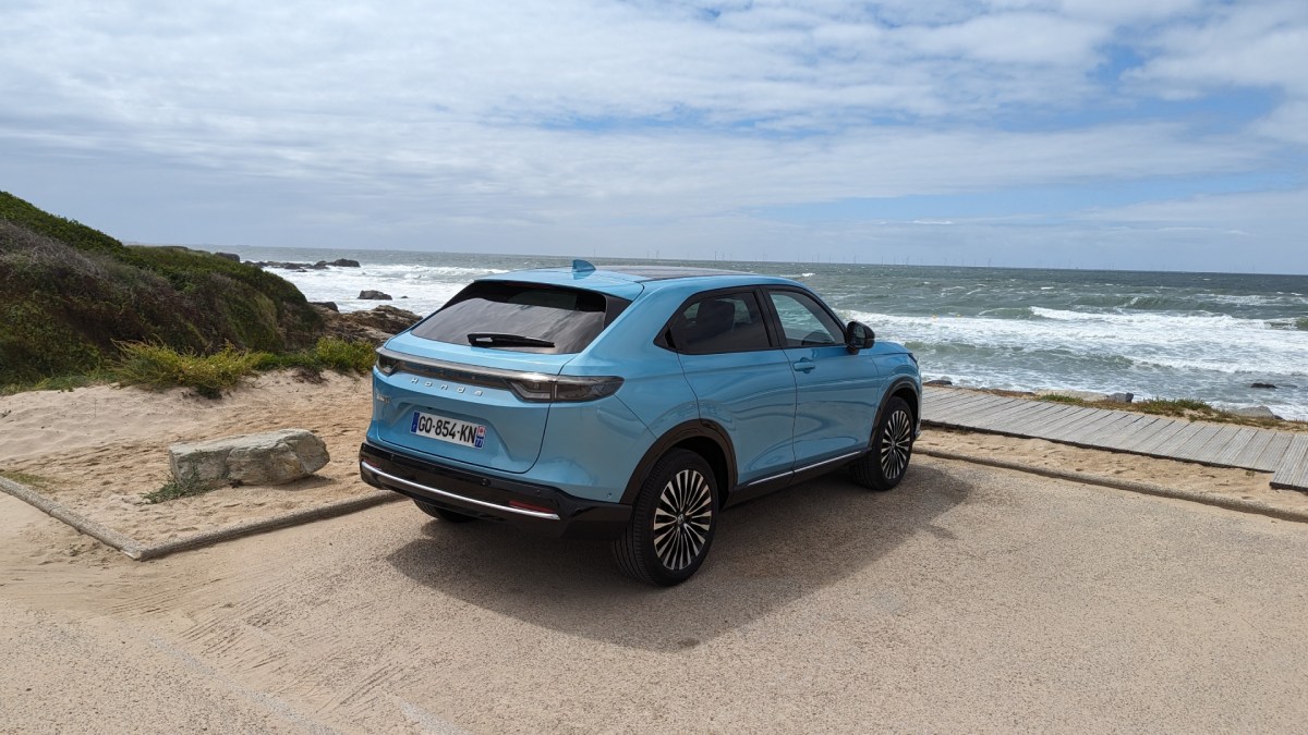 Honda e:NY1 // Source : Raphaelle Baut pour Numerama Honda e:NY1 // Source : Raphaelle Baut pour Numerama