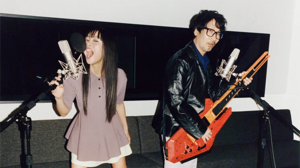 Hideo Kojima et l'actrice Shiori Kutsuna pour Vogue Japan // Source : Vogue Japan Hideo Kojima et l'actrice Shiori Kutsuna pour Vogue Japan // Source : Vogue Japan