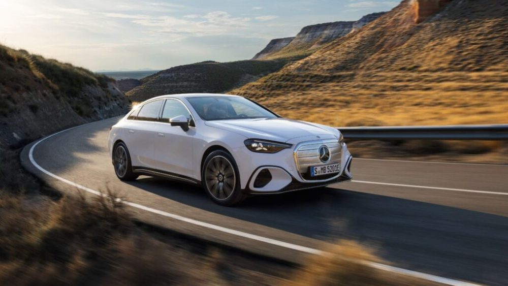 La Mercedes Classe C électrique (2026). // Source : Mercedes-Benz La Mercedes Classe C électrique (2026). // Source : Mercedes-Benz