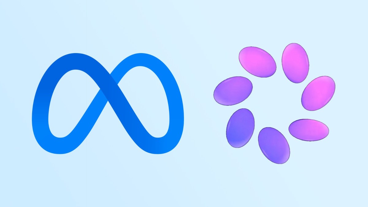 Meta AI avec son nouveau logo. // Source : Numerama Meta AI avec son nouveau logo. // Source : Numerama
