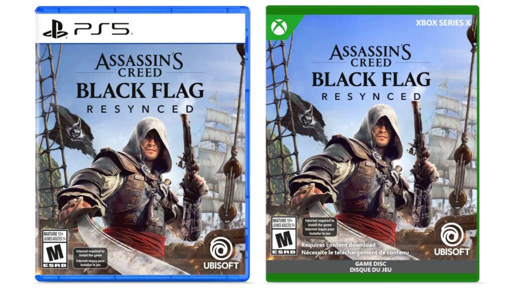 Les jaquettes de Assassin's Creed Black Flag Resynced // Source : Best Buy Les jaquettes de Assassin's Creed Black Flag Resynced // Source : Best Buy