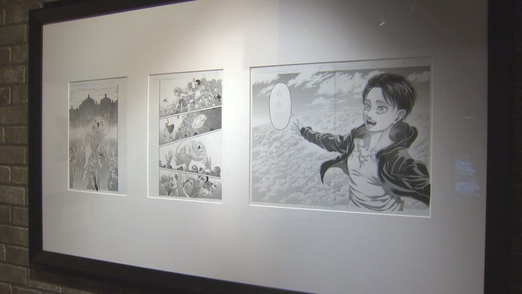 Quelques originaux présents dans l'exposition. // Source : tosonline Quelques originaux présents dans l'exposition. // Source : tosonline