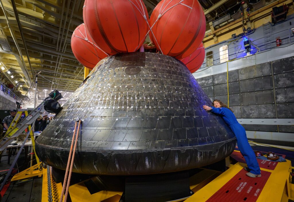 orion capsule christina koch