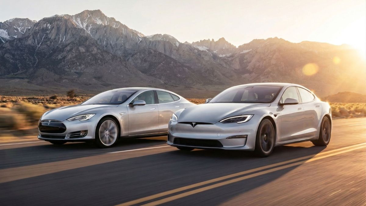 On retrace l'histoire de la Tesla Model S. // Source : Robin San Vicente pour Numerama
