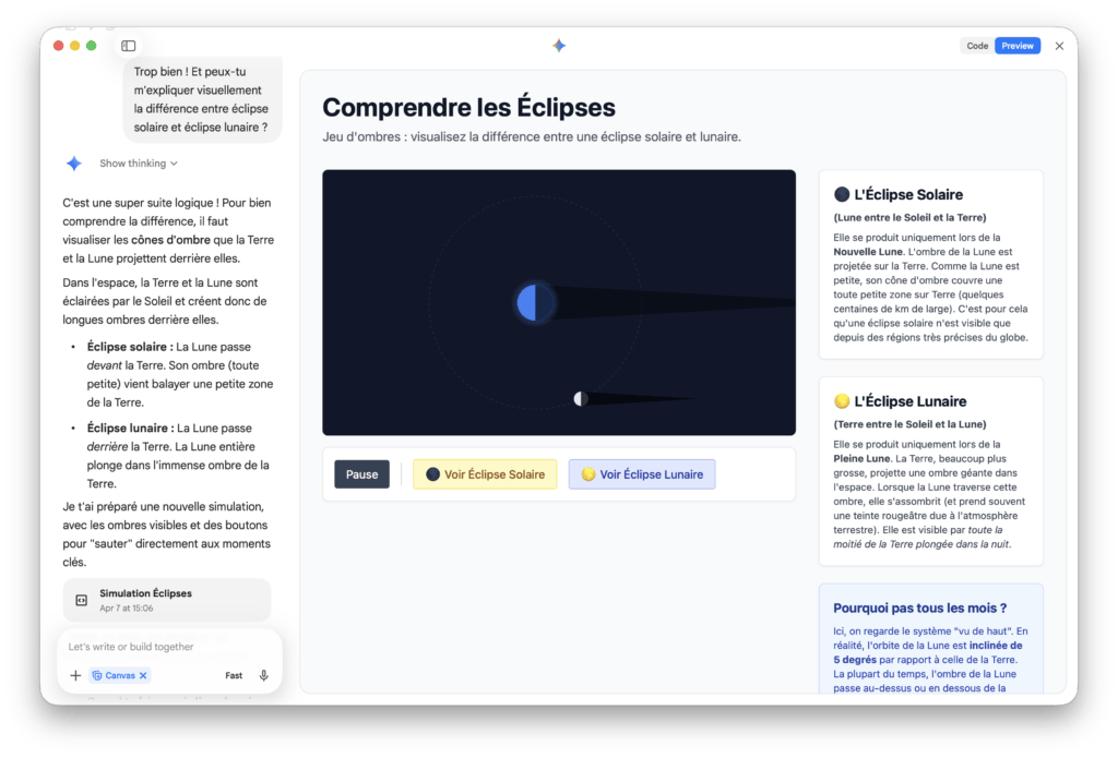 Gemini sur Mac. Gemini sur Mac.