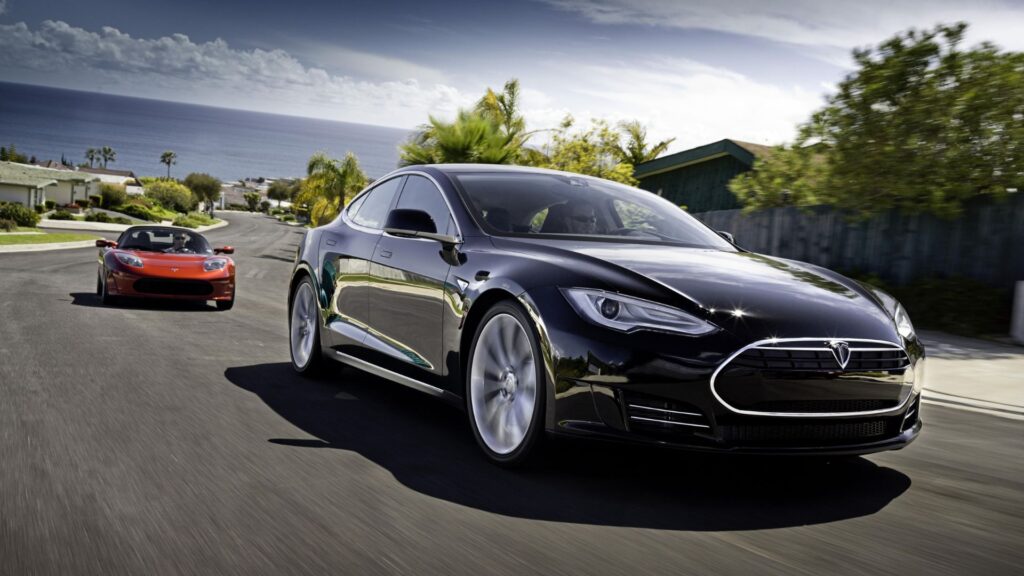 La Tesla Model S juste avant sa sortie officielle (2011) // Source : Tesla