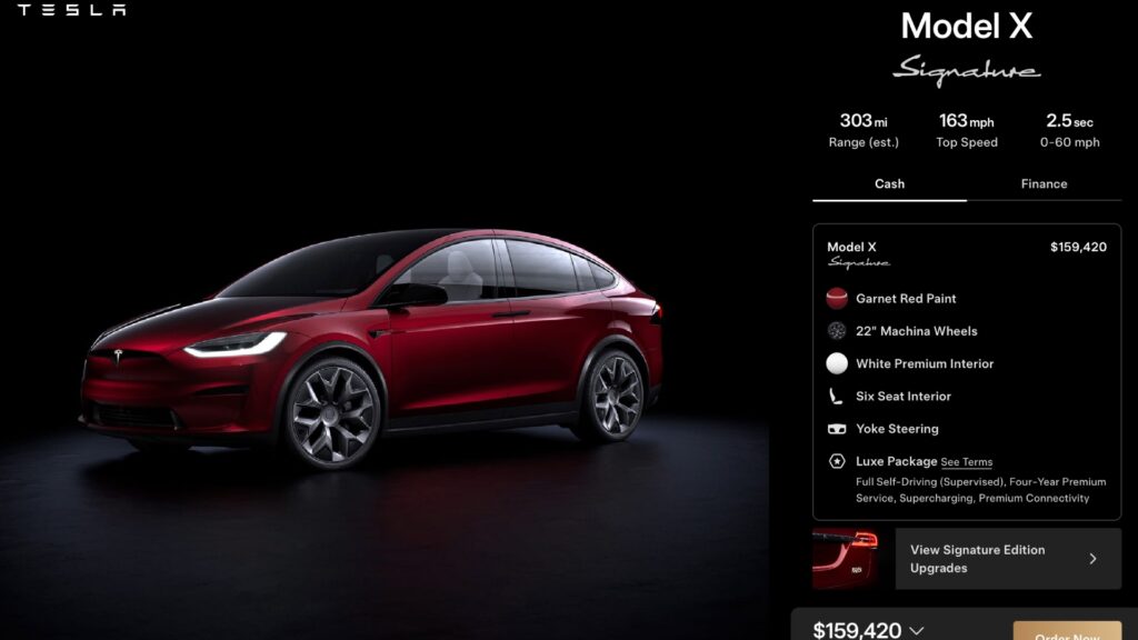 Des modèles en vente sur invitation seulement // Source : Teslarati