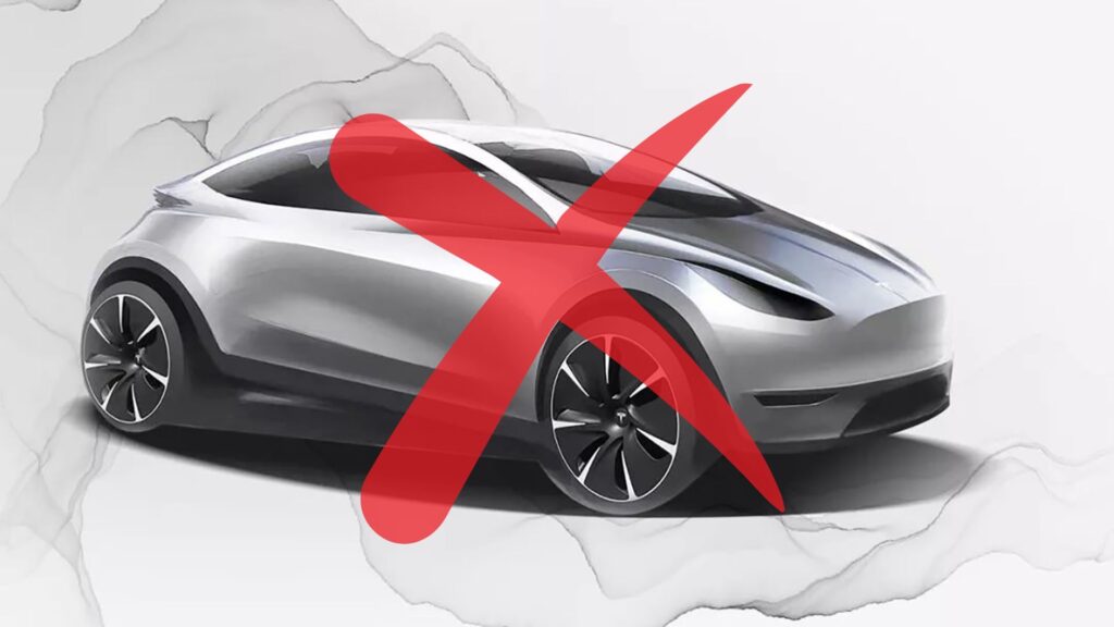 Démenti du nouveau SUV Tesla // Source : Montage numerama Démenti du nouveau SUV Tesla // Source : Montage numerama