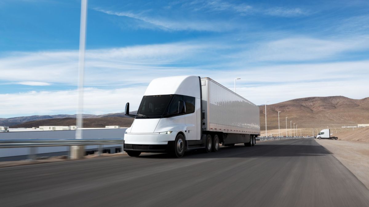Le Tesla Semi (2026). // Source : Tesla Le Tesla Semi (2026). // Source : Tesla