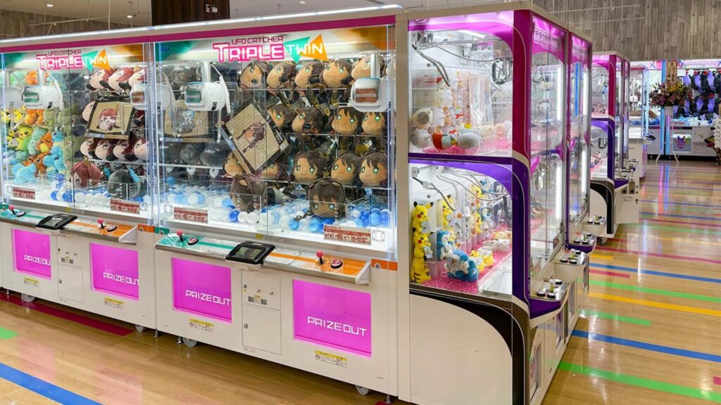Des UFO Catchers au Japon // Source : Taito Des UFO Catchers au Japon // Source : Taito