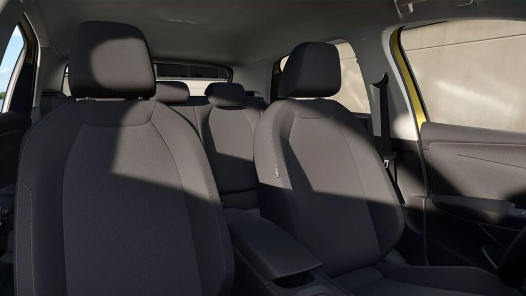L'intérieur de la Volkswagen ID. Polo Trend. // Source : Volkswagen L'intérieur de la Volkswagen ID. Polo Trend. // Source : Volkswagen