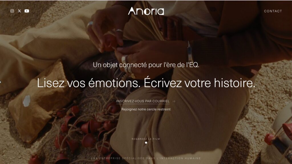 Le site d'Anoria. // Source : Anoria Le site d'Anoria. // Source : Anoria
