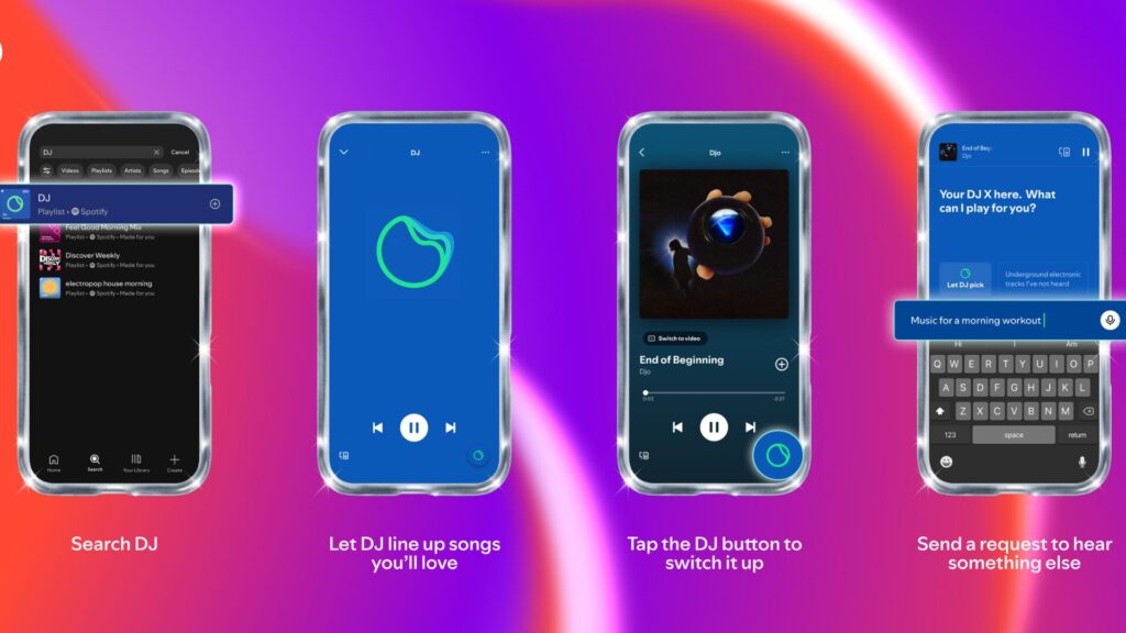 Le DJ sur Spotify. // Source : Spotify Le DJ sur Spotify. // Source : Spotify