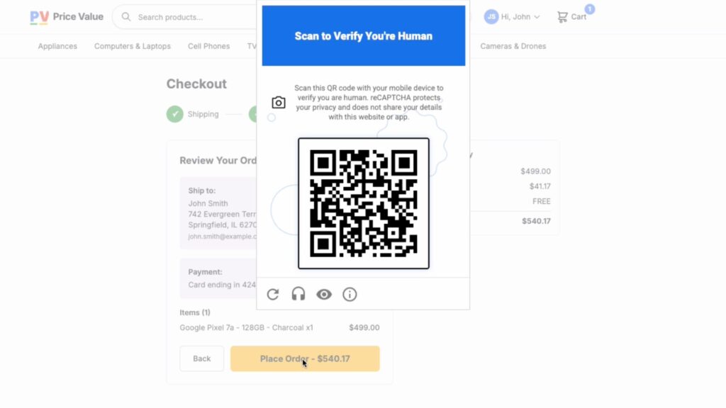 Google a présenté Cloud Fraud Defense, la nouvelle évolution de reCAPTCHA fin avril 2026.  // Source : Google 