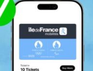Les titres Navigo vont rester sur Apple Wallet // Source : Numerama / IDFM