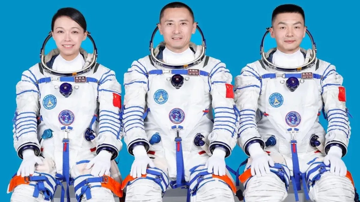 Equipage de Shenzhou-23. Source : CMS Equipage de Shenzhou-23. Source : CMS