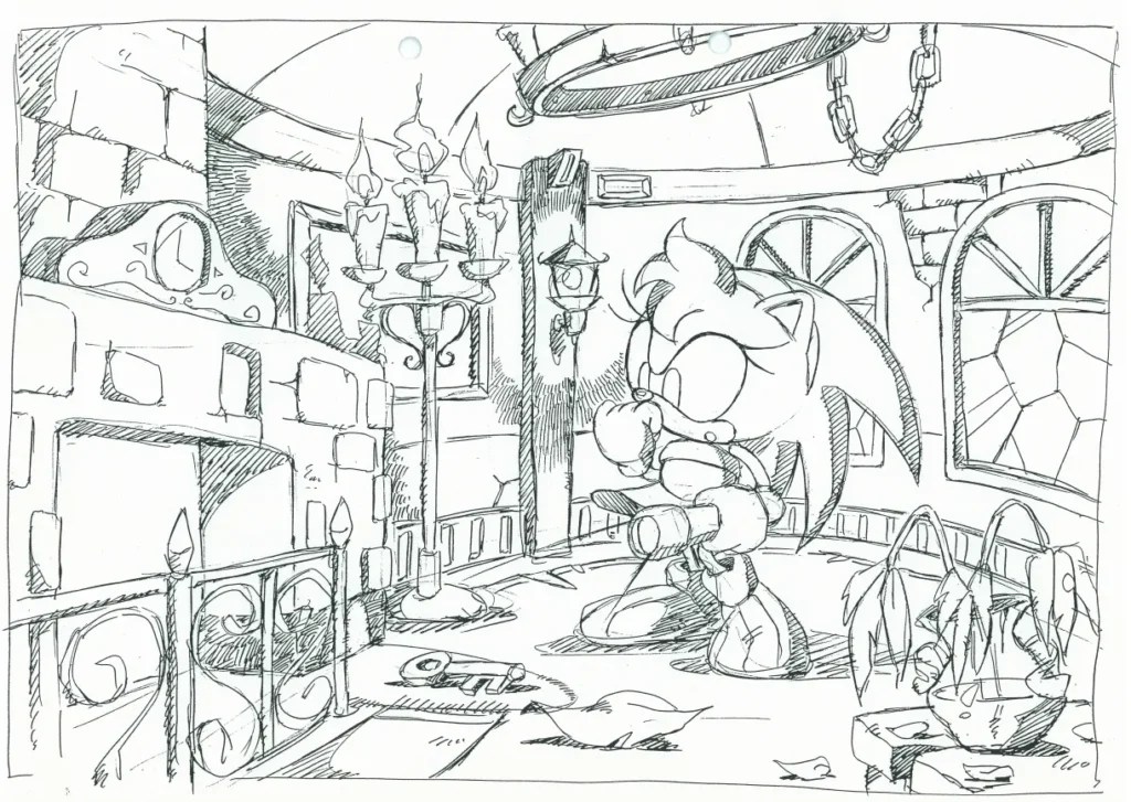 Concept art de Sonic Adventure // Source : Sega Concept art de Sonic Adventure // Source : Sega