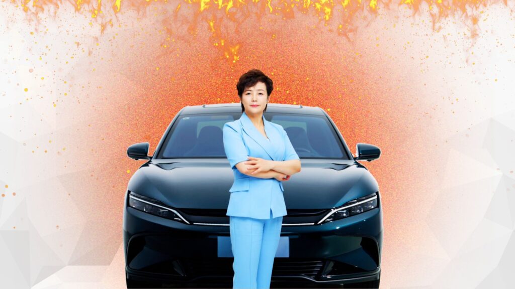 Stella Li BYD // Source : Montage Numerama Stella Li BYD // Source : Montage Numerama