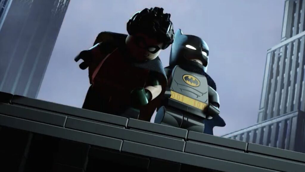 Générique du dessin animé Batman dans le jeu Lego Batman // Source : Capture X Générique du dessin animé Batman dans le jeu Lego Batman // Source : Capture X